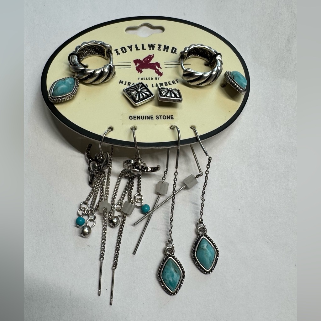 Idyllwind Silver And Turquoise Earring Collection